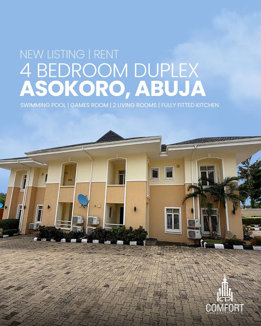 Luxurious 4-Bedroom Semi-Detached Duplex with BQ
